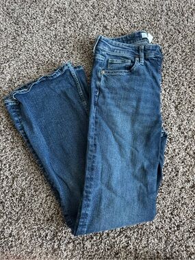 H&M Women's Dark Blue Straight-Leg Jeans
